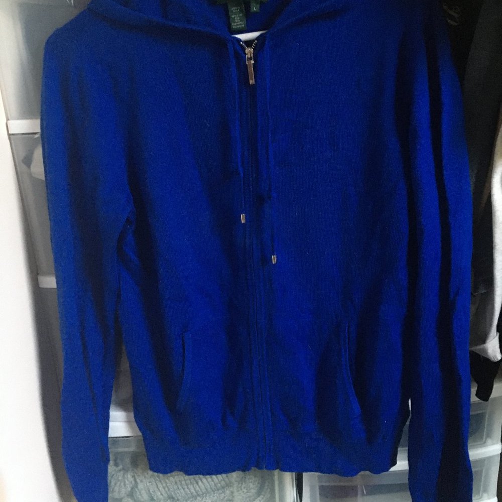 Ralph Lauren Silk & Cashmere Hoodie